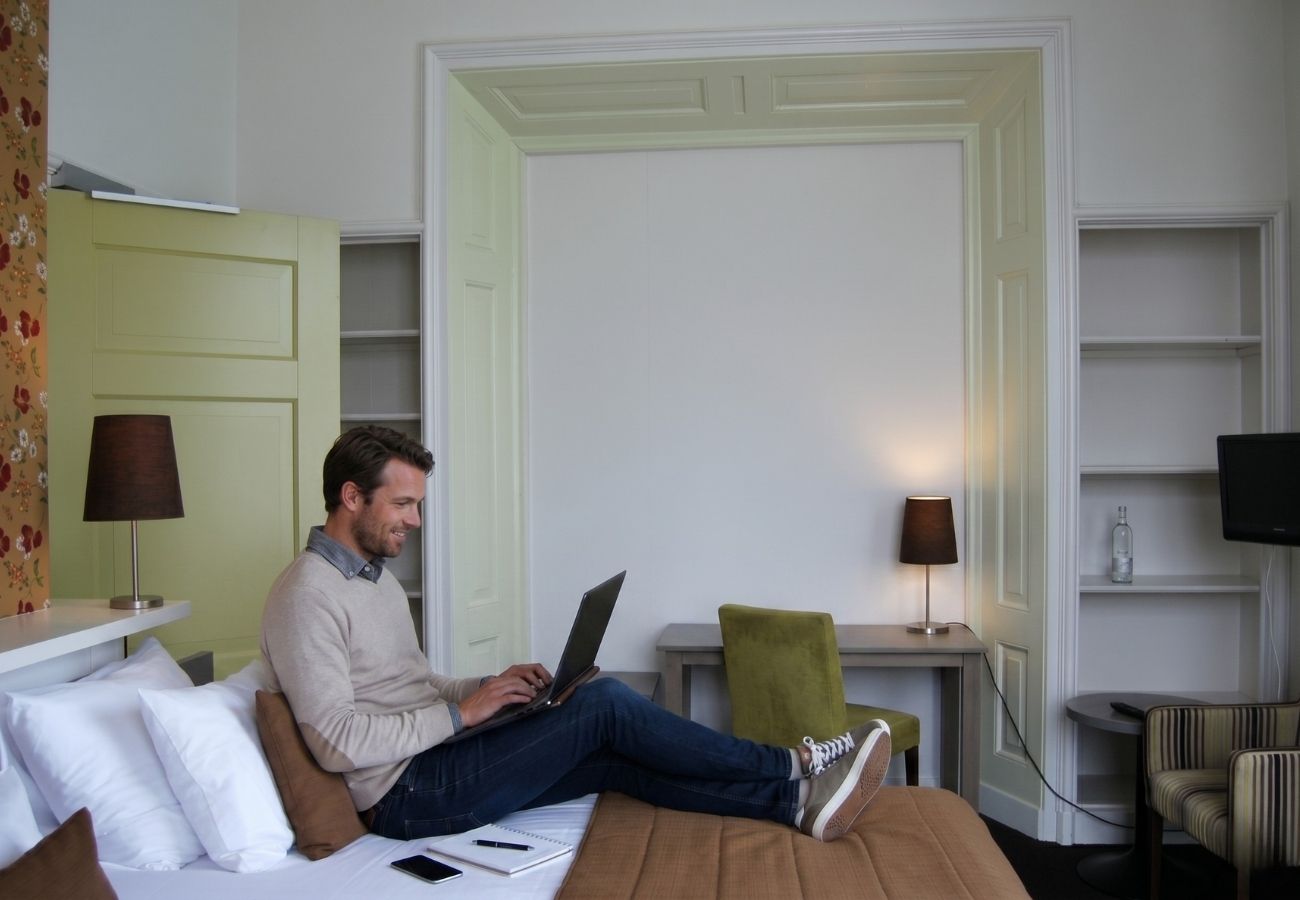 Ontvangstruimte in het hotel